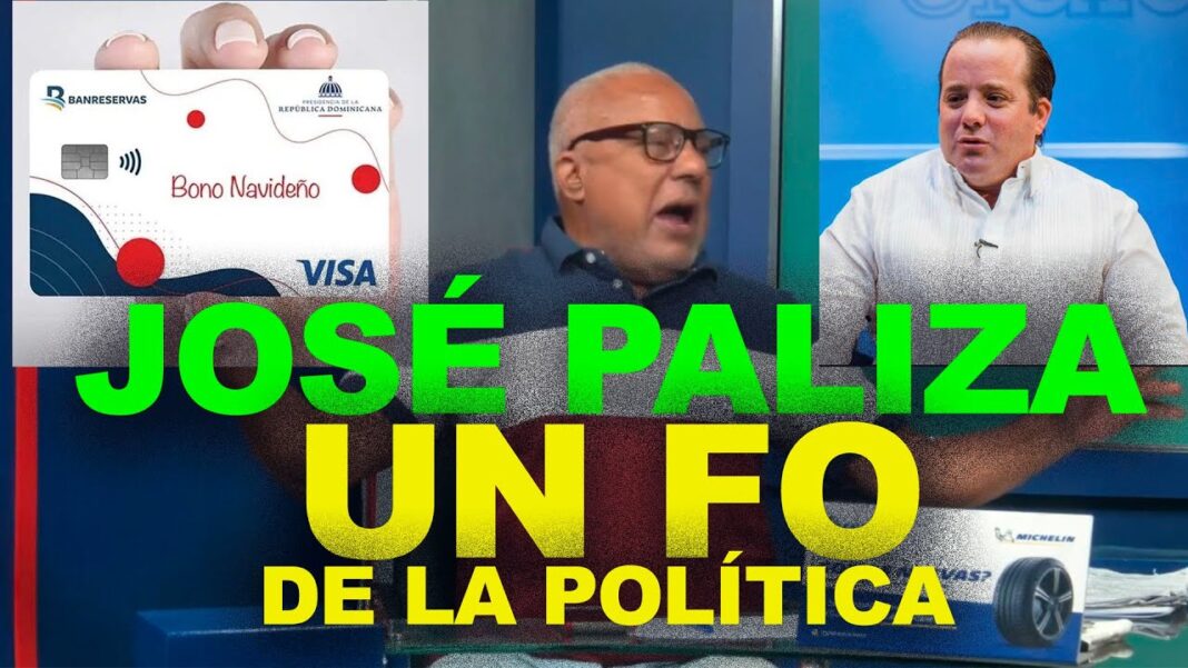 Roberto Tineo: José Paliza es un FO de la política, otra vez metiendo, la pata ahora con LOS BONOS