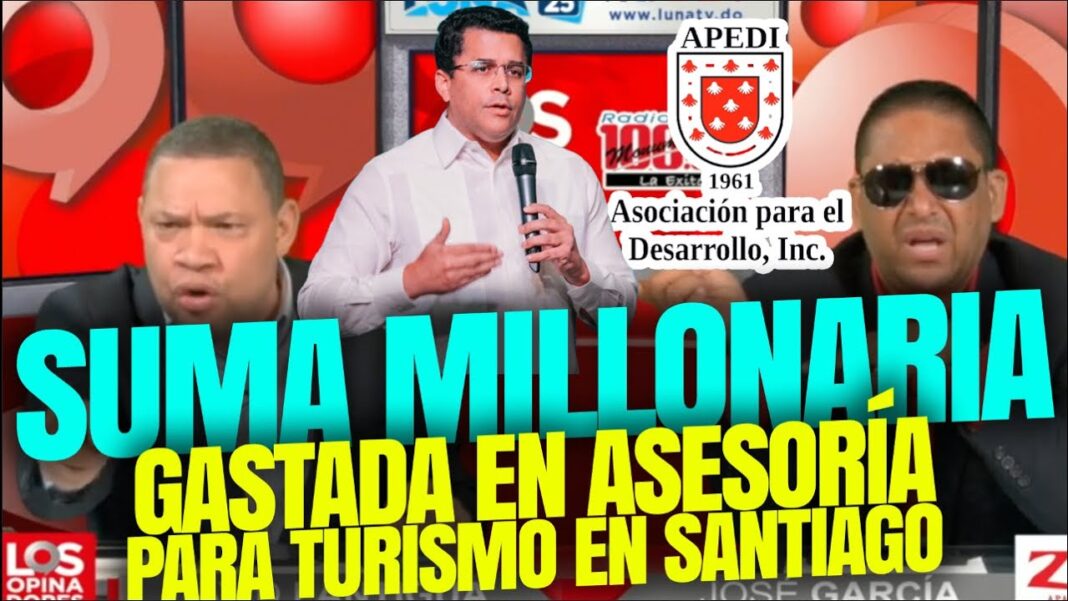 David Collado y clúster turístico de Santiago EMBARRADOS HASTA LA TASA con suma millonaria