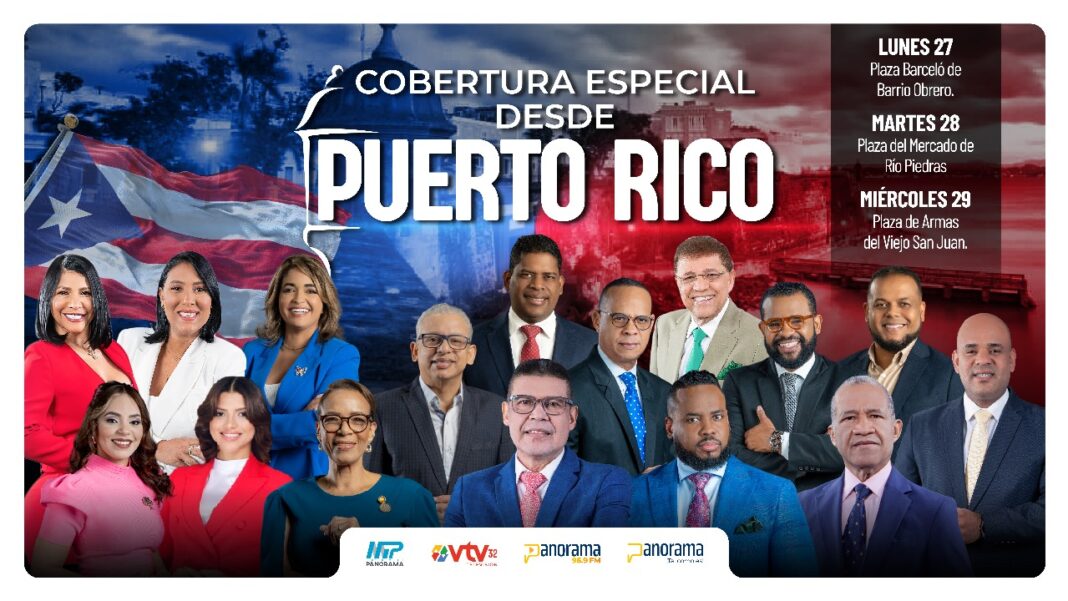 Grupo de Medios Panorama da inicio a su transmisión especial desde la Isla del Encanto, Puerto Rico