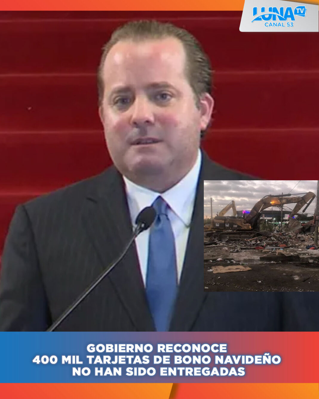 Gobierno reconoce 400 mil tarjetas de Bono Navideño no han sido entregadas