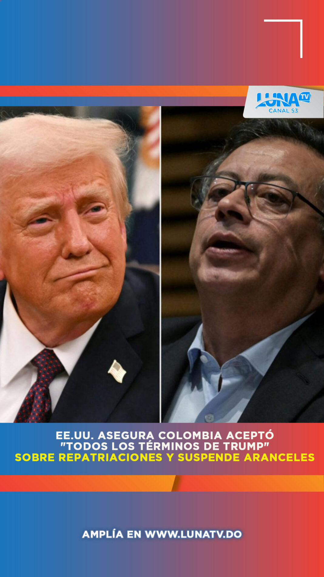 EE.UU. asegura Colombia aceptó