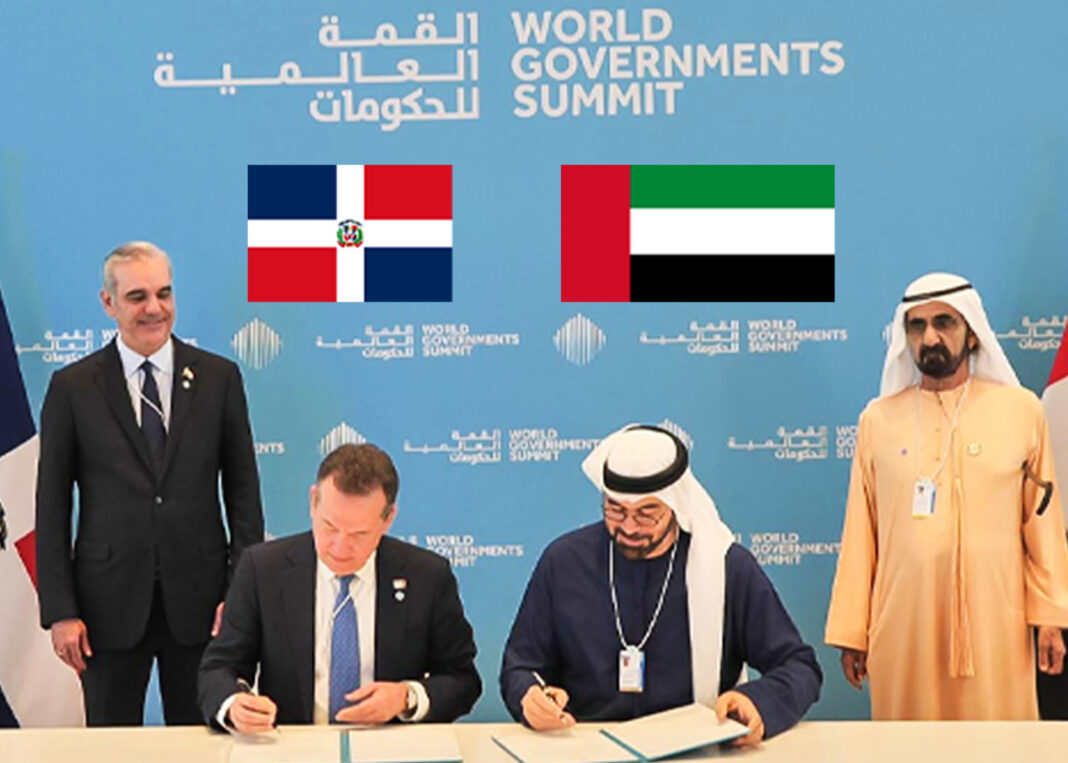 Los Emiratos Árabes Unidos y la República Dominicana acuerdan celebrar anualmente Diálogo Regional del World Governments Summit en la República Dominicana