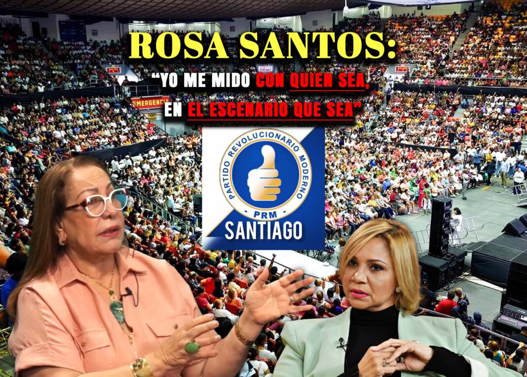 Rosa Santos responde a Soraya Suárez y destaca masiva actividad del PRM en Santiago