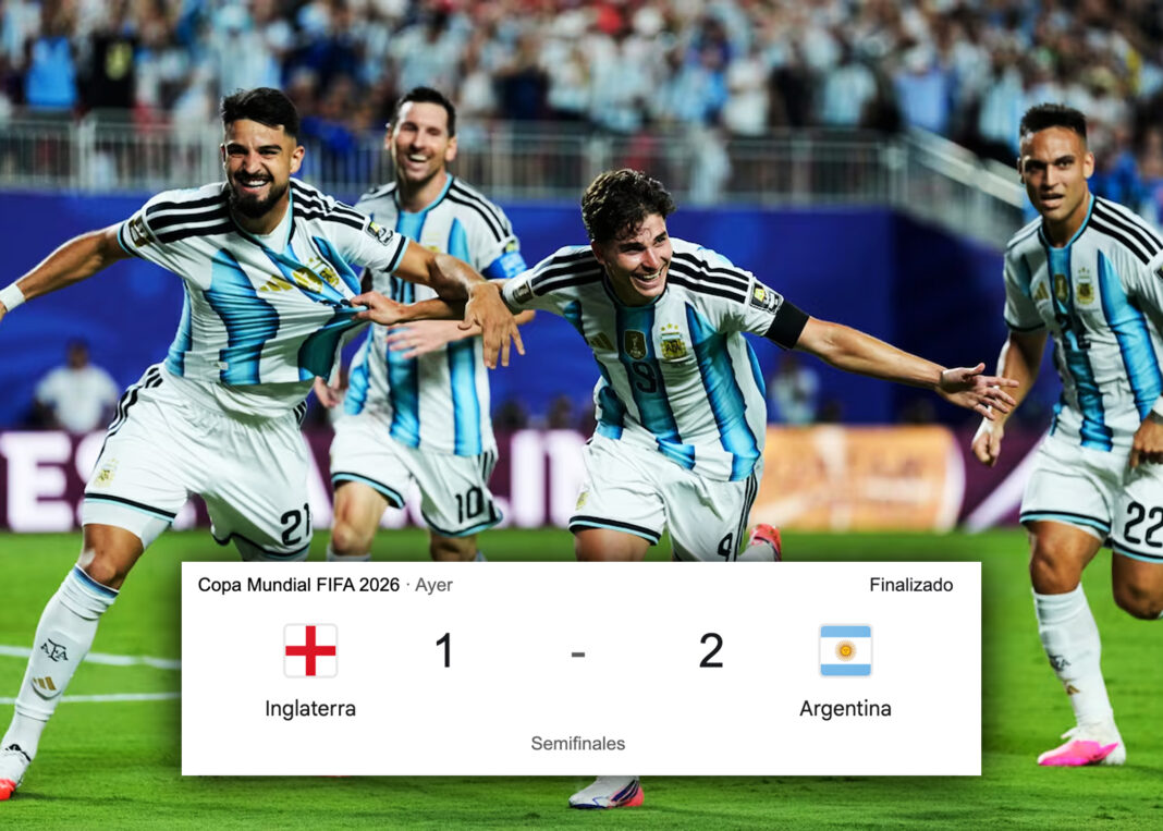 El equipo argentino le gana a Inglaterra y pasa a la final del mundial de fútbol 2026 El equipo argentino le gana a Inglaterra y pasa a la final del mundial de fútbol 2026