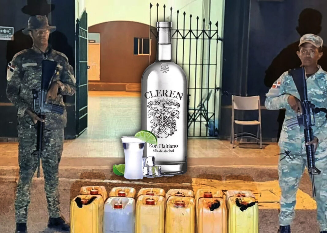 Ejército decomisa 240 litros de clerén en operativo en Montecristi Ejército decomisa 240 litros de clerén en operativo en Montecristi