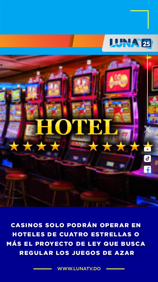 Casinos solo podrán operar en hoteles de cuatro estrellas o más en el proyecto de ley que busca regular los juegos de azar Casinos solo podrán operar en hoteles de cuatro estrellas o más en el proyecto de ley que busca regular los juegos de azar