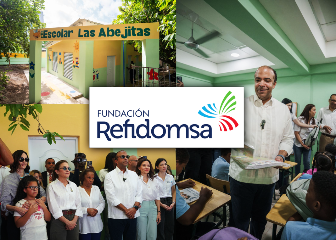 Fundación REFIDOMSA transforma el Preescolar Las Abejitas con una renovación integral Fundación REFIDOMSA transforma el Preescolar Las Abejitas con una renovación integral